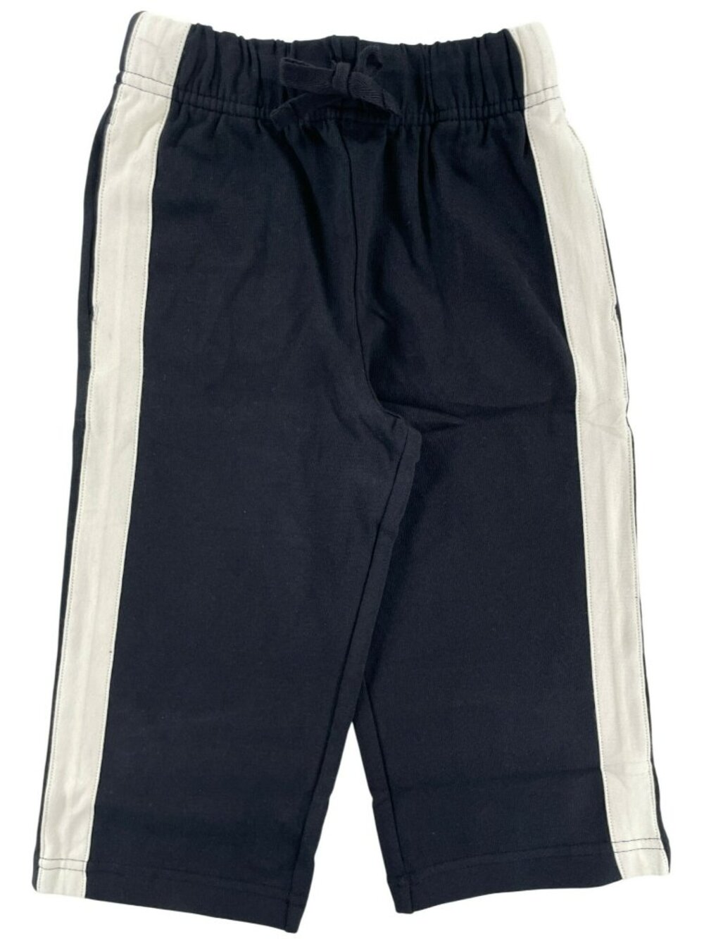 Hanna Andersson Pants Black & White Striped Wide-Leg 100% Cotton Kids Sz 3T NEW